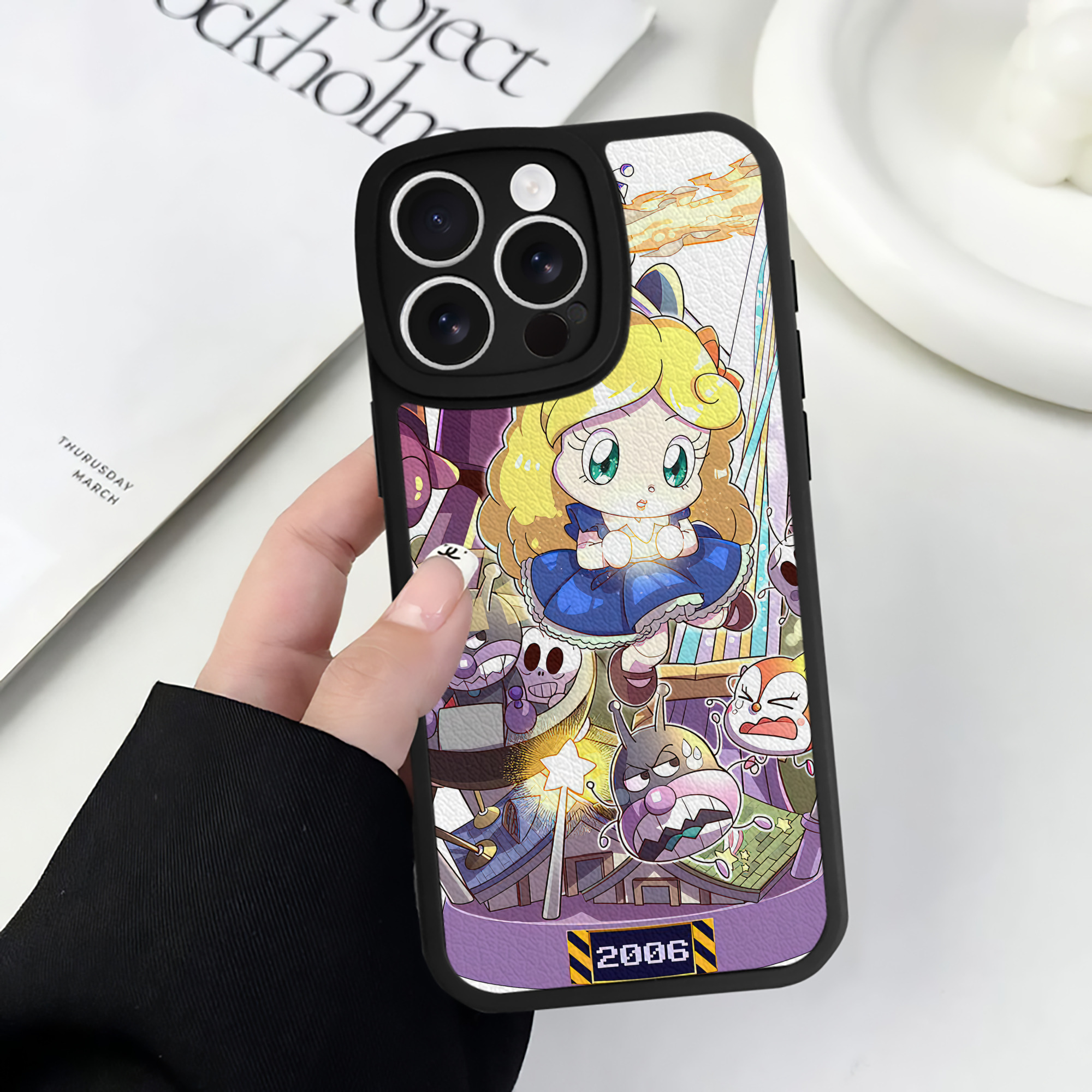 （画像用） アンパンマン Anpanman 【iPhone 16シリーズ対応】シリコンスマホケース（レザー調） 材質：シリコン